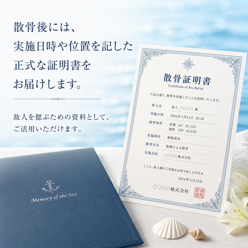 安心の証明書発行